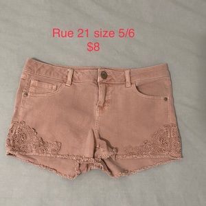 Lace shorts
